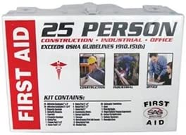 25 PERSON FIRST AID KIT (PLASTIC BOX)