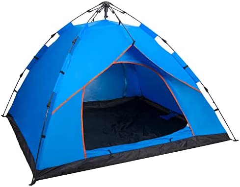 DIMAR GARDEN Pop Up Camping Tent 4 Person Instant Automatic Tent,Outdoor Quick Setup Waterproof Tent for Emergency,Travel Hiking Family