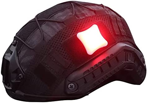 MiOYOOW Tactical Signal Light, Waterproof Helmet Safety Flashing Portable Survival Signal Light for Tactical Helmets Backpacks Clothes