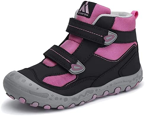 Mishansha Kids Hiking Boots Boys Girls Trail Running Boots Outdoor Ankle Anti-Slip Walking Shoes Teen Sneaker