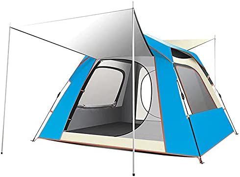 JTYX Instant Pop-up Camping Tent for 3-8 People Lightweight Double Layer Family Tent with Carrying Bag for Outdoor Camping Hiking Climbing Fishing Survival Festivals Garden