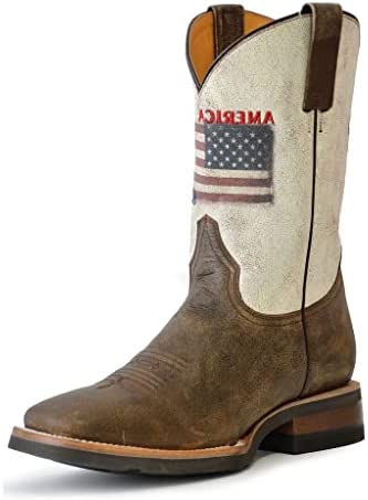 ROPER Men’s America Strong Performance Western Boot Square Toe