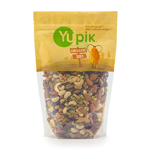 Yupik Organic Protein Boost Trail Mix, 2.2lb, An organic mix of cashews, almonds, pumpkin seeds, walnut, cranberries
