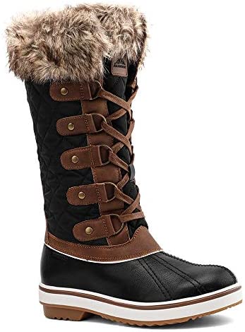 ALEADER Womens Cold Weather Winter Boots, Waterproof Snow Boots