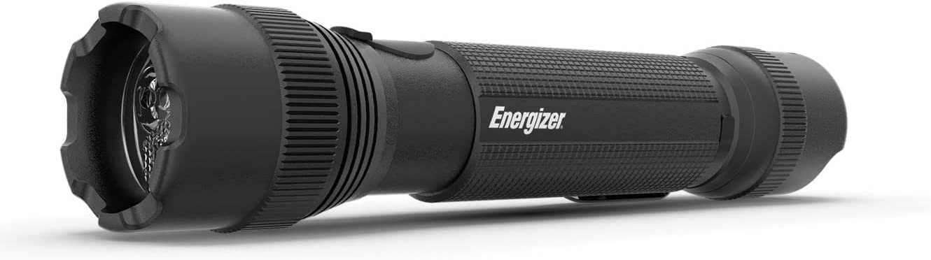 ENERGIZER LED Tactical Flashlight TAC-950, Ultra Bright IPX4 Water Resistant Flash Light, Rugged Metal Body, Manual Focus (Batteries Included)