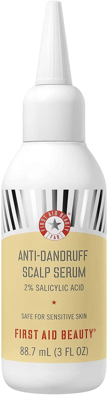 First Aid Beauty FAB Anti-Dandruff Scalp Treatment – Fights Dandruff, Instantly Soothes Dry Scalp – 3 oz