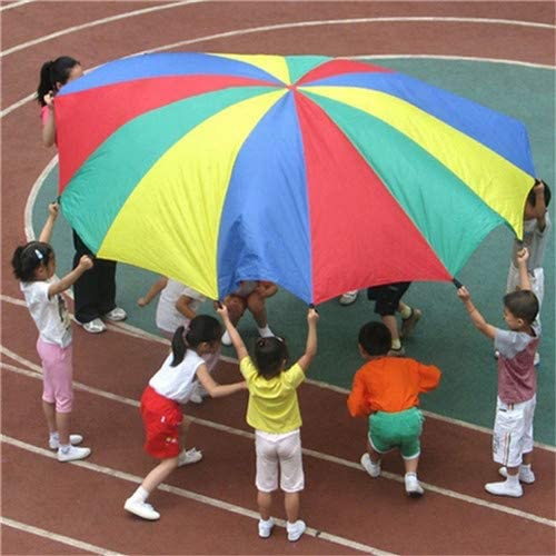 Sperrins Childrens Kids Sports Development Play Colorful Umbrella with Handles for Kids Tent Play Outdoor Indoor Family Exercise Games