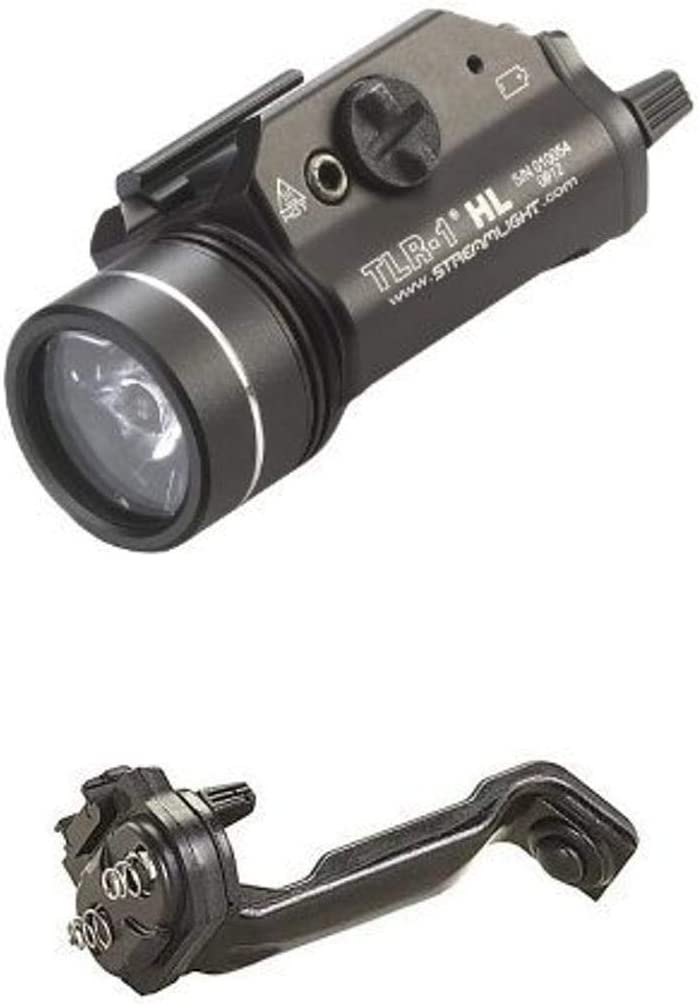 Streamlight Weapon Mount Tactical Flashlight Light 800 Lumens with Strobe and Contoured Remote Fits Standard Glock