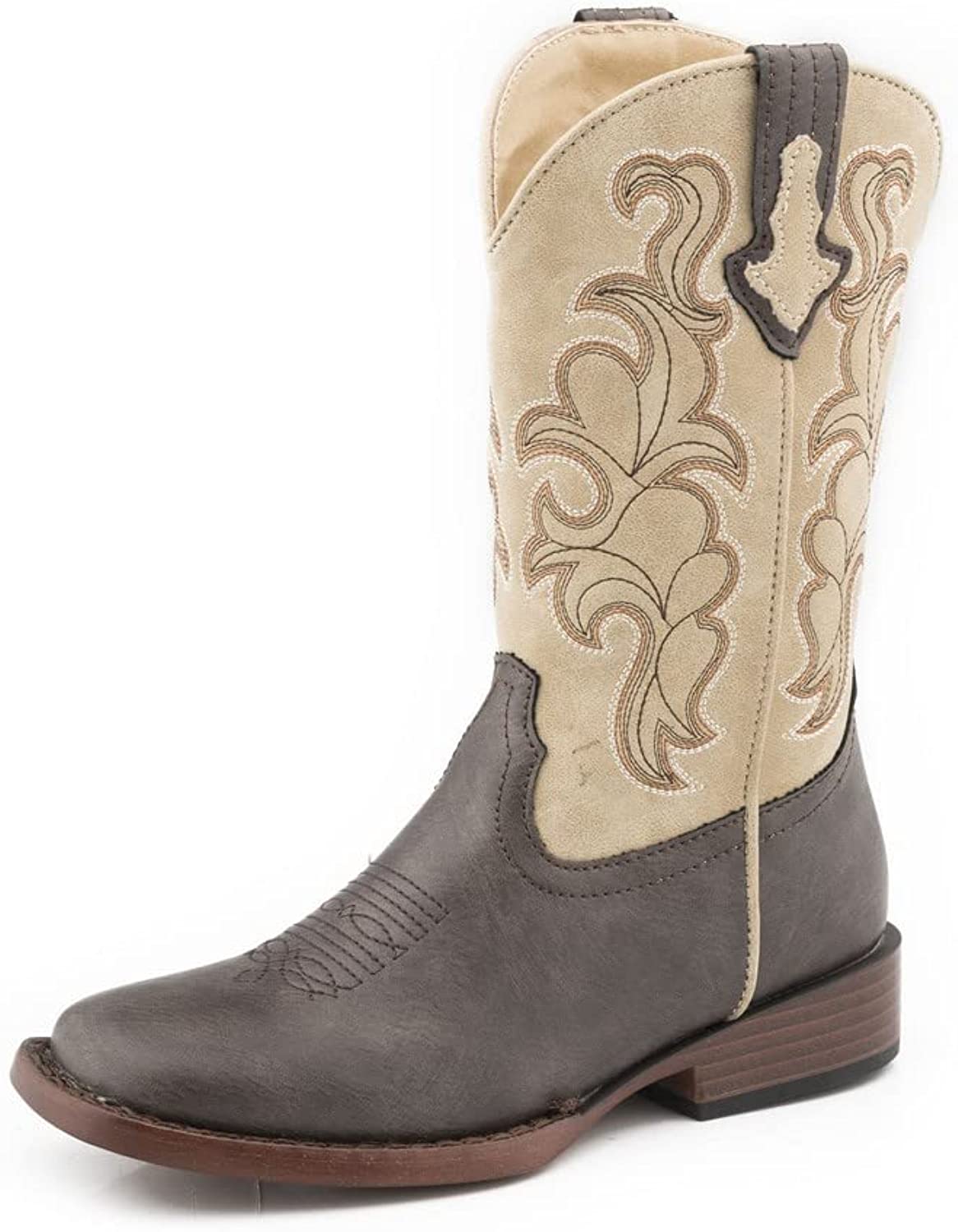 ROPER Men’s Blaze Synthetic Performance Western Boot Broad Square Toe Brown 10.5 D(M) US
