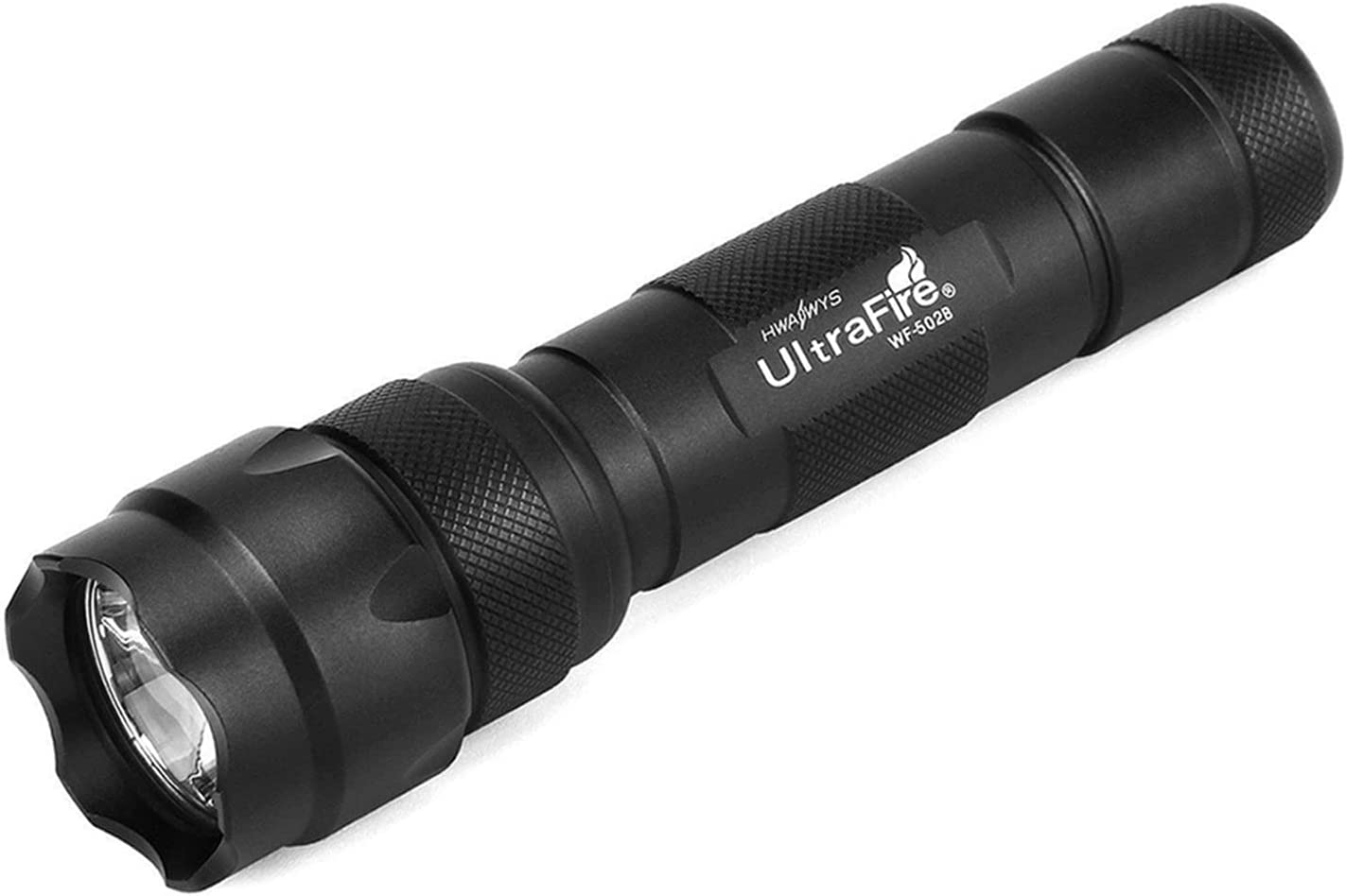 Ultrafire WF-502B Mini LED Flashlight 1000 Lumens Single Mode Tactical EDC Emergency Flashlight Waterproof Small Portable Bright Torch (Battery Not Included)