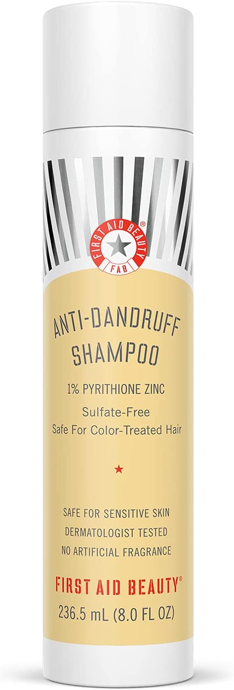 First Aid Beauty FAB Anti-Dandruff Shampoo – Fights Flakes, Soothes Scalp And Leaves Hair Looking Healthy – 8 oz