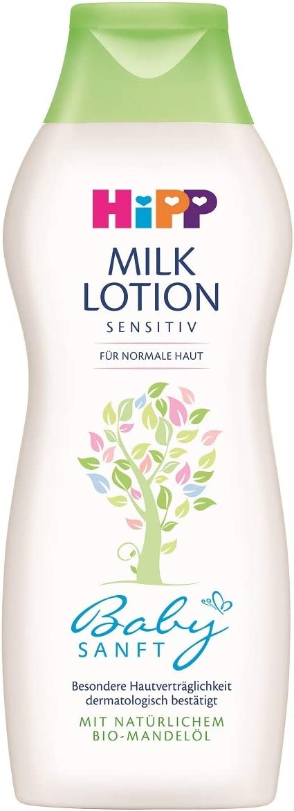 HiPP Baby Gentle Milk Lotion with organic almond oil – 11.84 fl.oz / 350ml