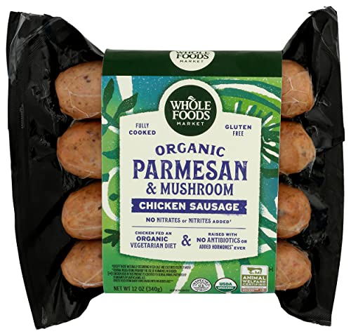365 By Whole Foods Market, Chicken Sausage Mushroom Parmesan Organic Step 3, 12 Ounce