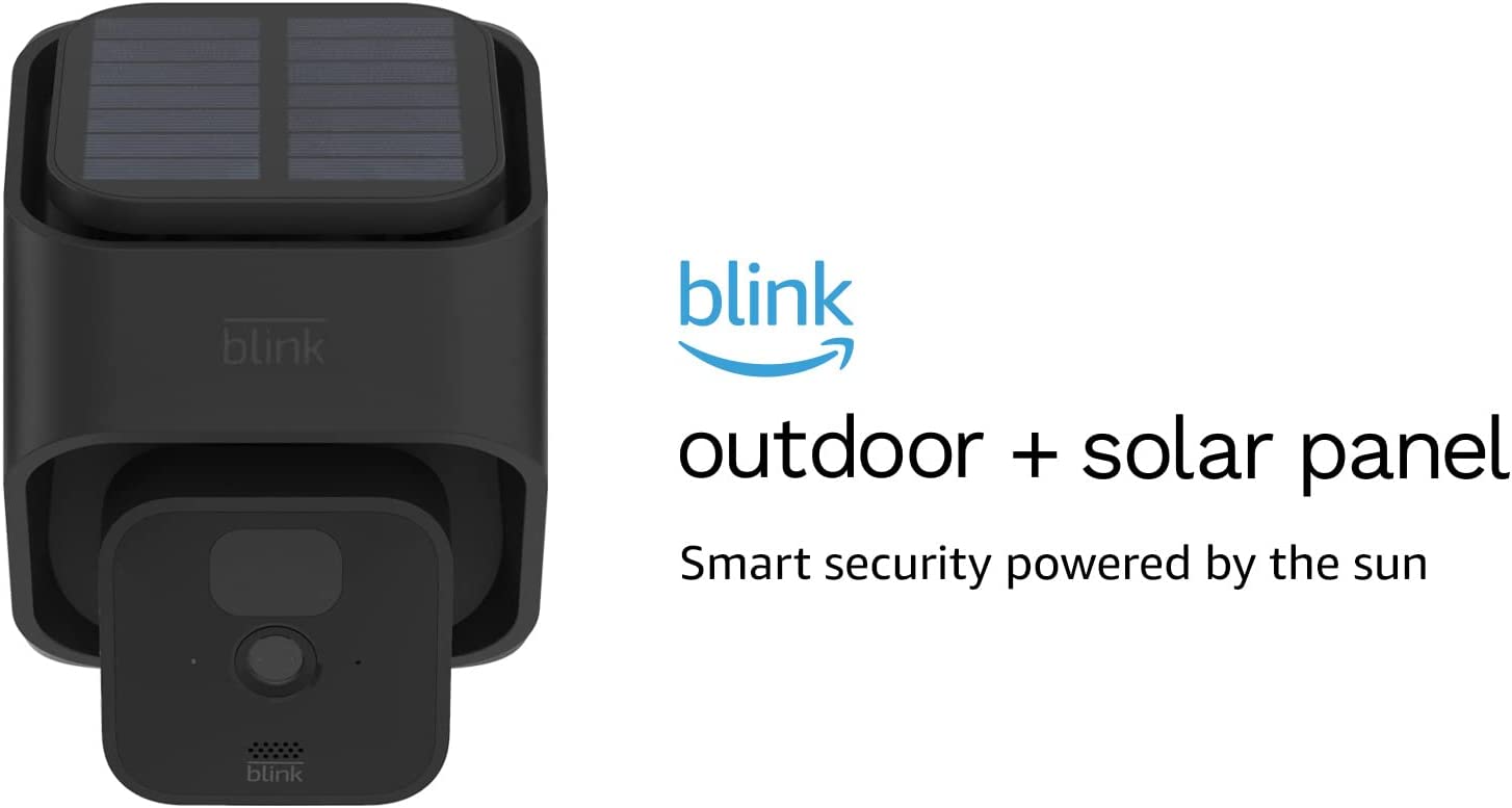 Blink Outdoor + Solar Panel Charging Mount – wireless, HD smart security camera, solar-powered, motion detection – Add-On Camera (Sync Module required)