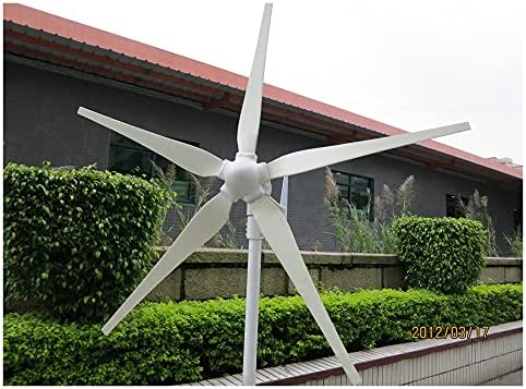 Wind Turbine Generator kit Wind Power Generator 5 Blade 600w Wind Power Generator Wind and Solar Hybrid Power Supply for Household Fishing Wind Turbine (Size : Z-300w)