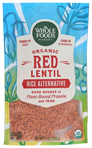 Whole Foods Market Organic Red Lentil Rice Alternative, 7 OZ