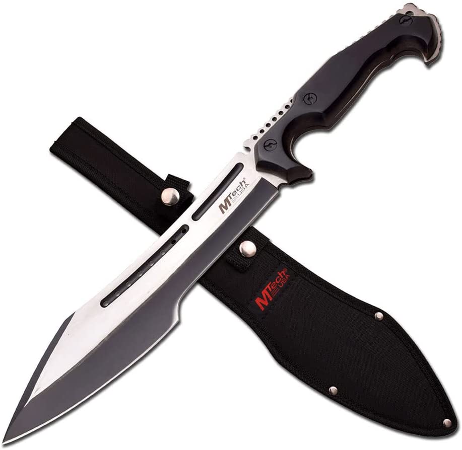 16" TACTICAL HUNTING SURVIVAL RAMBO FIXED BLADE MACHETE KNIFE Camping Axe Sword