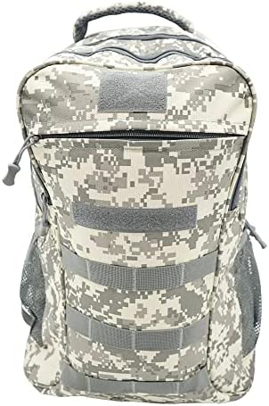 Olixi Tactical Backpacks, 35L Rucksack Army Military Assault Backpacks with MOLLE System for Outdoor Camping Hiking and Survival in the Wild (Camo Gray)