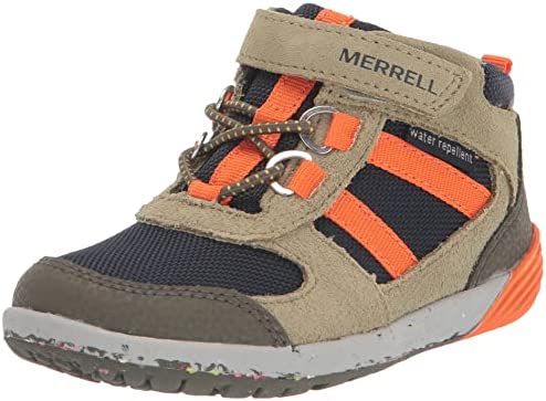 Merrell Unisex-Child Bare Steps Ridge Jr Ankle Boot