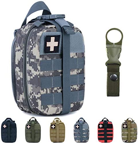 Homiego Tactical Rip Away EMT Pouch Molle IFAK Medical Kit Bag