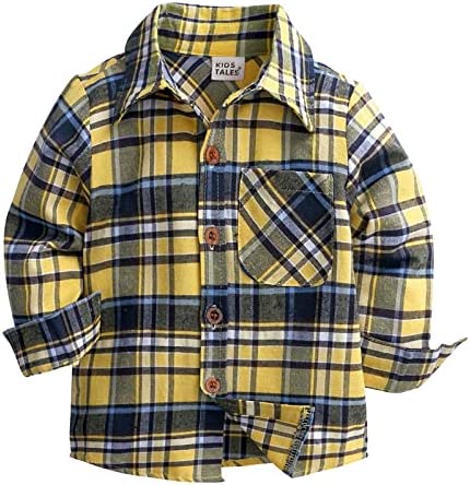 Nylon Shell Jacket Unlined Toddler Boys Girls Long Sleeve Plaid Patchwork T Shirt Coat Tops Clothes Boy Baby Winter Coat