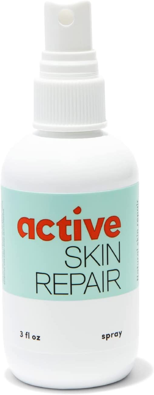 Active Skin Repair Spray – Natural & Non-Toxic First Aid Healing Ointment & Antiseptic Spray for Minor Cuts, Wounds, Scrapes, Rashes, Sunburns, and Other Skin Irritations (Single, 3 oz Spray)