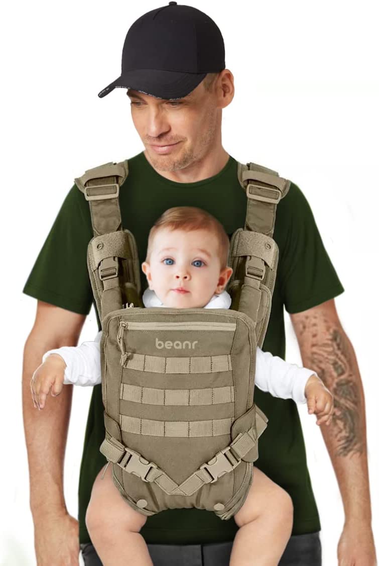 Beanr® Tactical Style Baby Carrier – Infant Carrier for Dads – Mens Baby Carrier