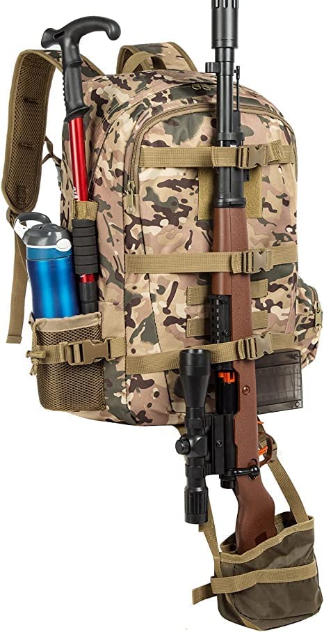 Gandis Tactical Assault Pack Backpack Army Molle Bug Out Bag Backpacks Rucksack for 3 Days Outdoor Hiking Camping Trekking Hunting 35L