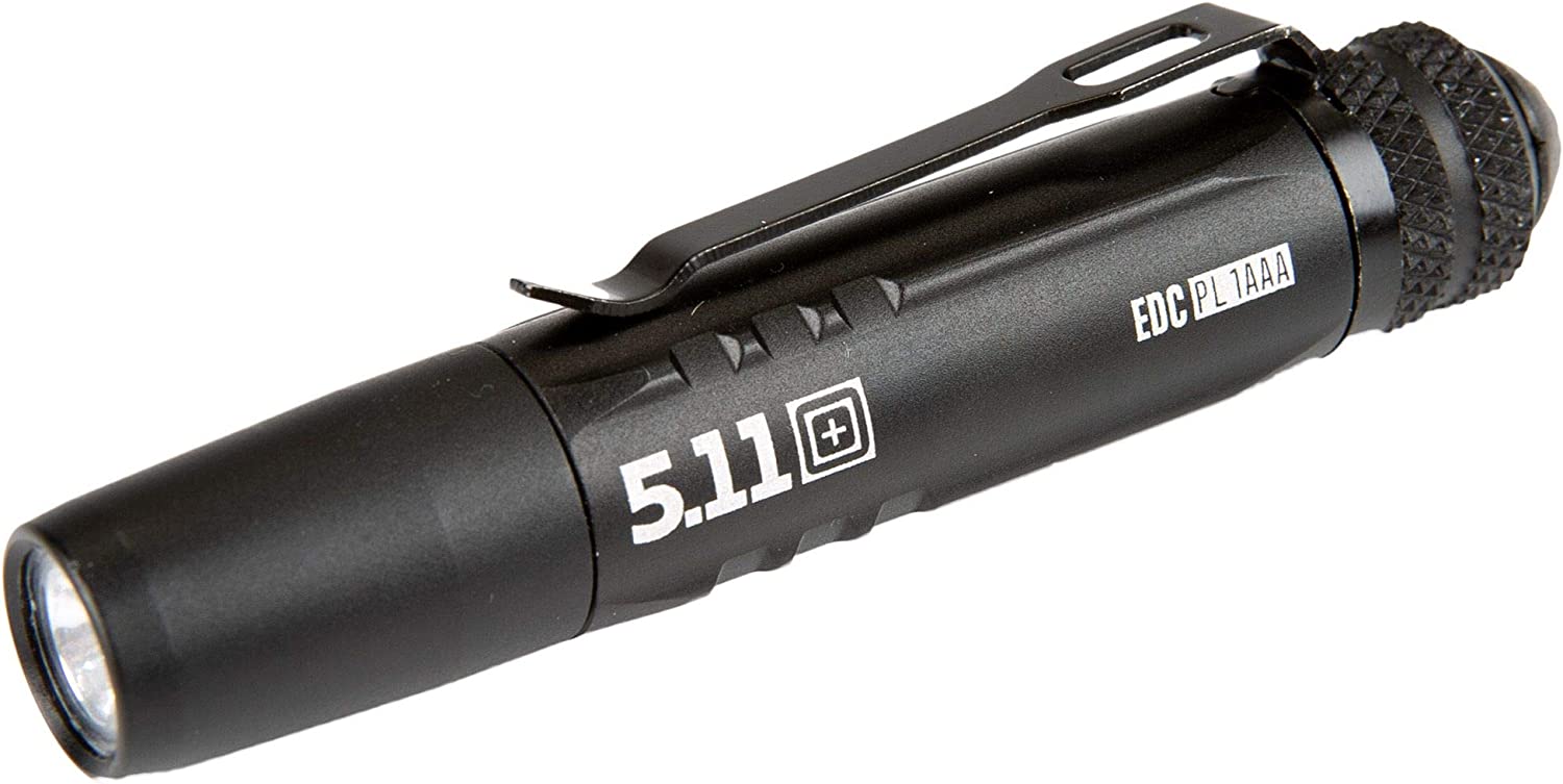 5.11 Tactical EDC PL 1AAA Flashlight, 23m Beam Distance, IPX-4 Water Resistance, Style 53381
