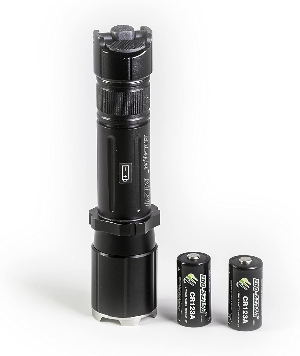 HiLight M20 1000 Lumen Bright Handhold Flashlight CREE XM-L2 U2 LED Waterproof Light (Black)