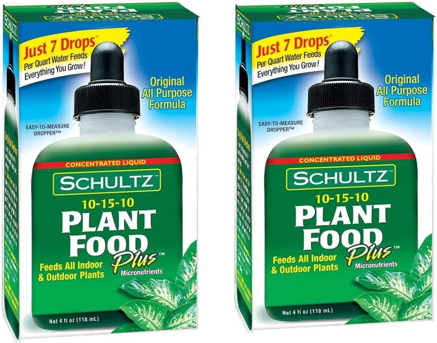 Schultz All Purpose 10-15-10 Plant Food Plus, 4-Ounce [2- Pack]