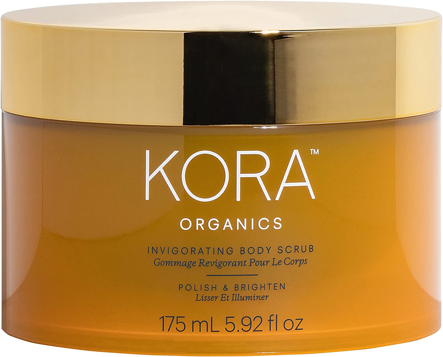 KORA Organics Invigorating Body Scrub | Smooth & Exfoliate | Certified Organic | Cruelty Free | 5.92 oz