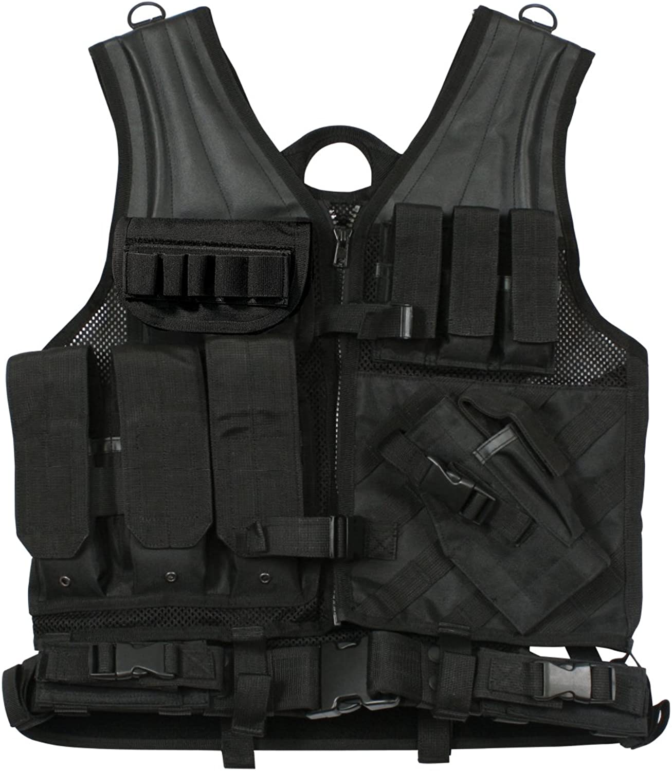 Rothco Tactical Cross Draw Vest, Black