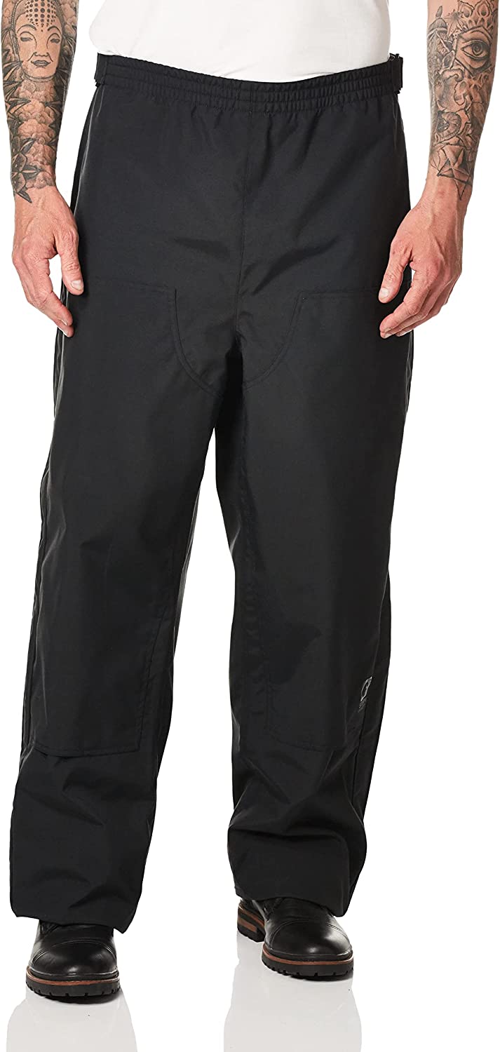Carhartt mens Shoreline Waterproof Breathable work utility pants, Black, Medium US