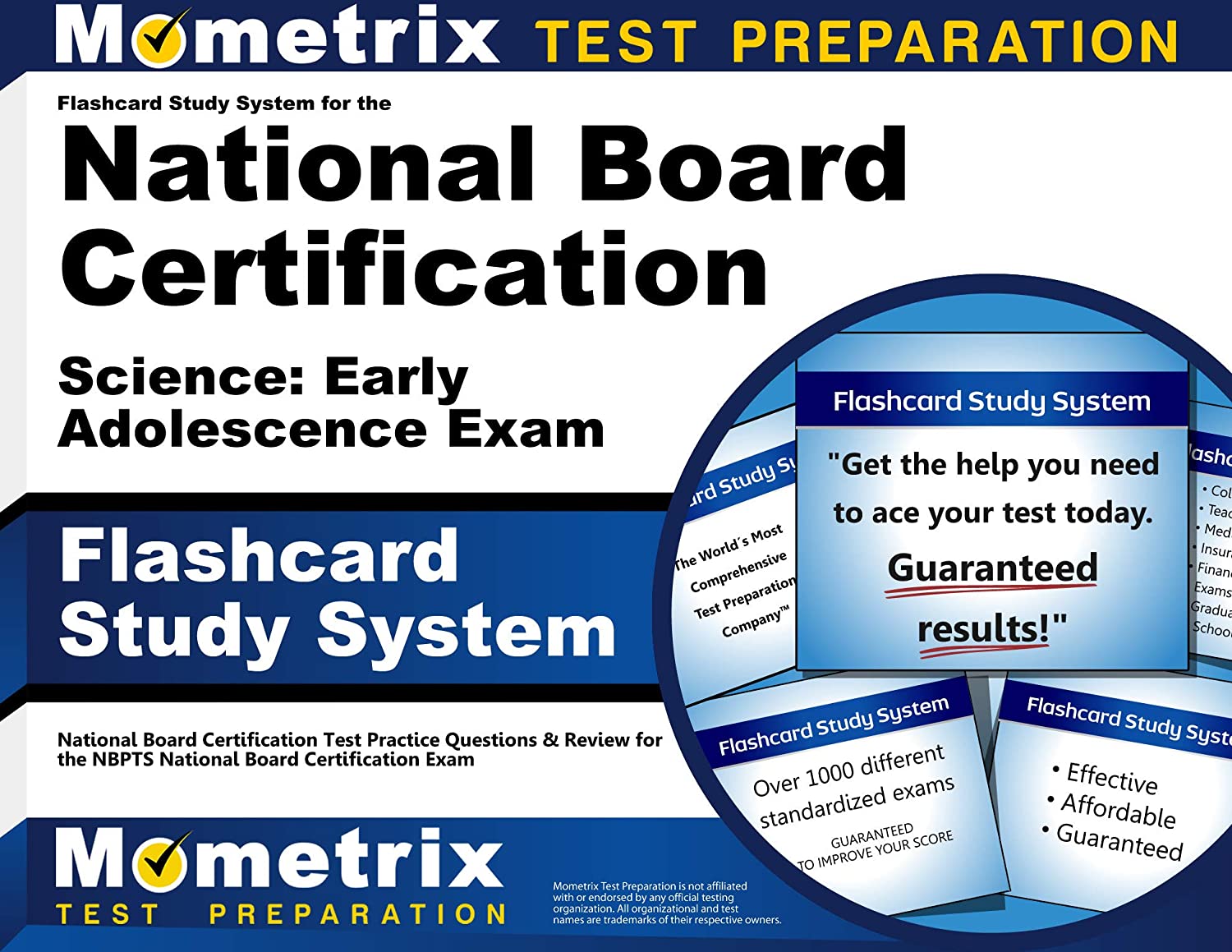 Flashcard Study System for the National Board Certification Science: Early Adolescence Exam: National Board Certification Test Practice Questions & … National Board Certification Exam (Cards)