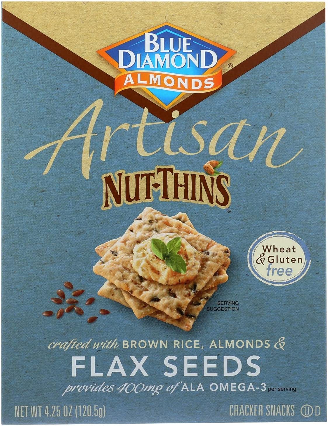 Artisan Nut Thins Flax Seeds Cracker 4.25 Ounces