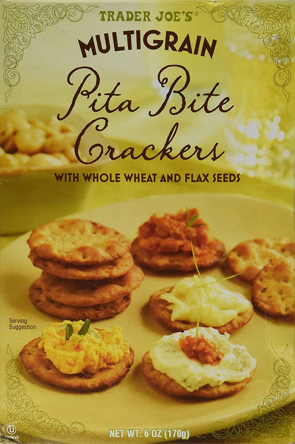 Trader Joe’s Multigrain Pita Bite Crackers (2 Pack)