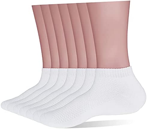Ait fish 100% Cotton Socks for Men and Women – Thin Low Cut Ankle Socks