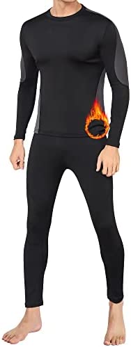 WEERTI Thermal Underwear for Men, Long Johns for Men with Fleece Lined, Sport Base Layer Hunting Gear in Cold Weather Winter