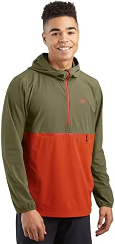 Outdoor Research Men’s Ferrosi Anorak – Waterproof Zippered Pullover with Hood