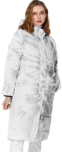 Long Winter Coats for Women with Hood Knee Length, Thickened Lightweight Waterproof Puffer Down Jacket