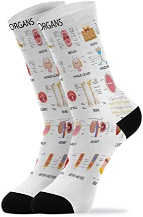 Unisex Long Casual Socks Athletic Crew Socks for Women Men