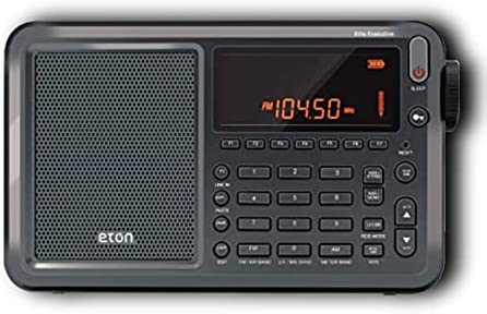 Eton – Elite Executive AM/FM/Aircraft Band/SSB/Shortwave Radio, Radio Data System (RDS), 700 Presets, Single Side Band, Clock and Sleep Timer, Shortwave and Longwave, Commitment to Preparedness