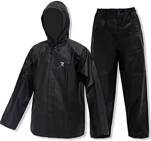 Ultra-Lite Rain Suit for Men Women Durable Protective Rainwear Waterproof Rain Coat Rain Gear for Farming, Hiking