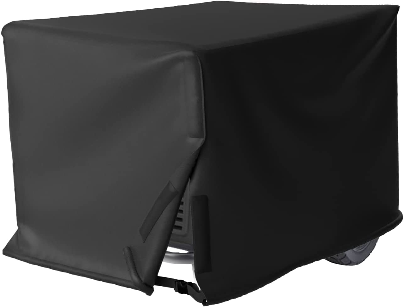 SHINESTAR Generator Cover for 3000-5000 Watt Portable Generators, for Westinghouse, Champion, WEN, DuroMax, and More, Heavy Duty Waterproof 600D Polyester, 26 x 20 x 20 Inch, Black