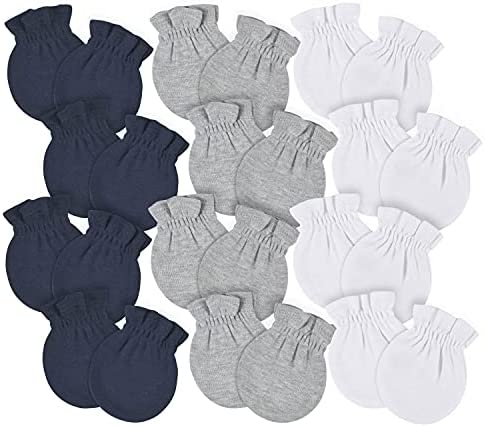 Gerber baby-girls 8-pack and 12-pack No Scratch Mittens