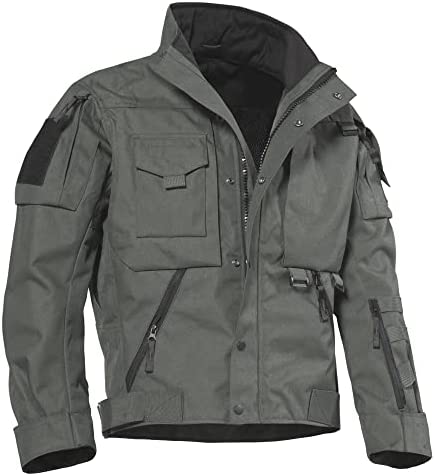 Military Outdoor Jacket for Men with Stand Collar ,1000D CORDURA,Tactical Coat