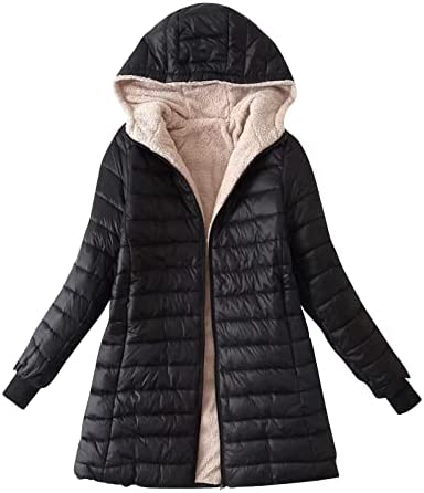 BISXOTY Winter Coats for Women, Trendy 2022 Trendy Warm Casual Long Sleeve Zipper Front Warm Jacket with Pockets Coat Outwear