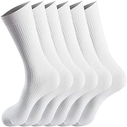 Smithking Quality Hygroscopic Comfy Breathable 100% Cotton Socks for Men & Women …