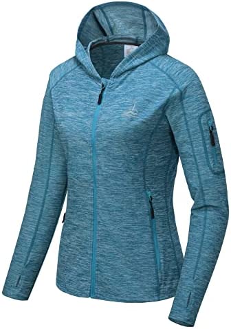 Dasawamedh Women’s Running Sport Track Jacket Full Zip Workout Athletic Fitness Jackets for Training with Thumb Holes